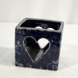 Bennington Pottery Vermont Heart Candle Holder